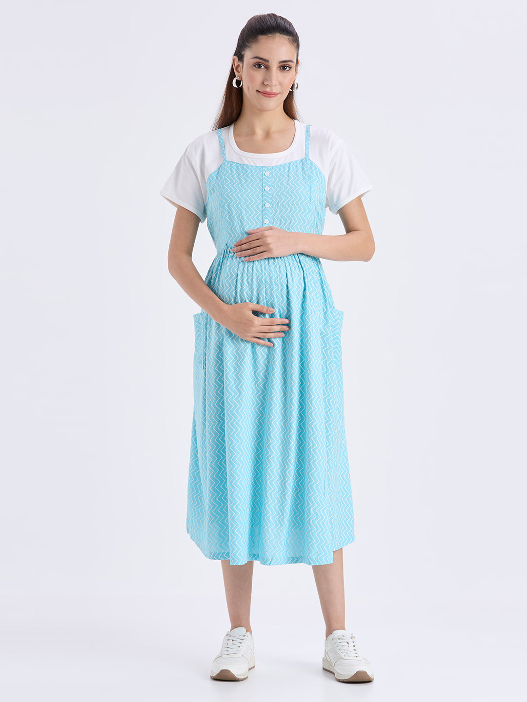 princess polly baby blue dress Buy Mamma's Maternity Light Blue Denim Solid Maternity Dress Online