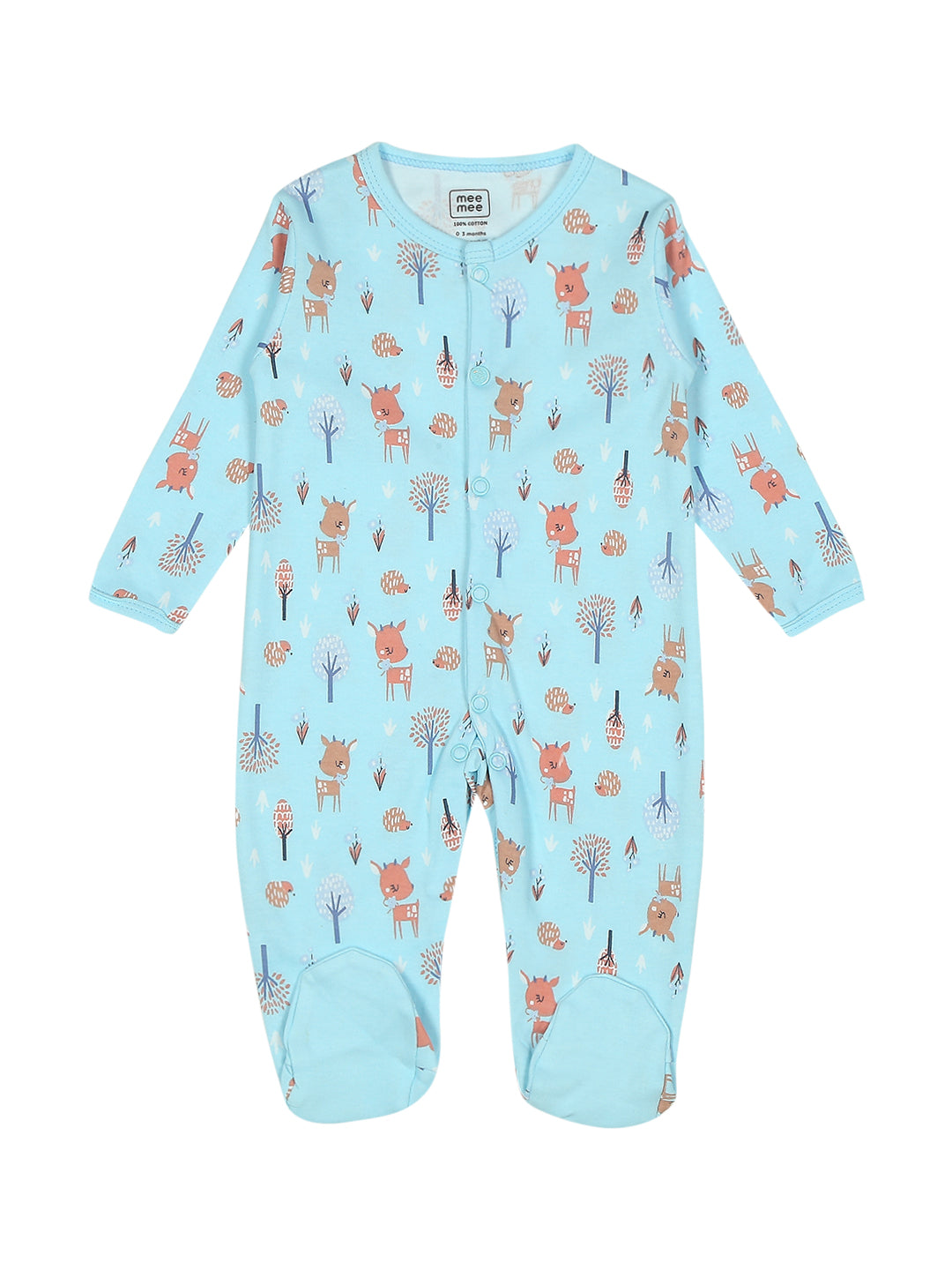 Mee Mee Cotton Romper Value Pack – Cozy Full Sleeve Baby Jumpsuits
