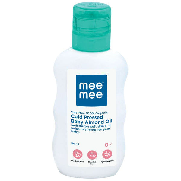 Mee Mee 100% Organic Cold Pressed Baby Almond Oil (50ml)