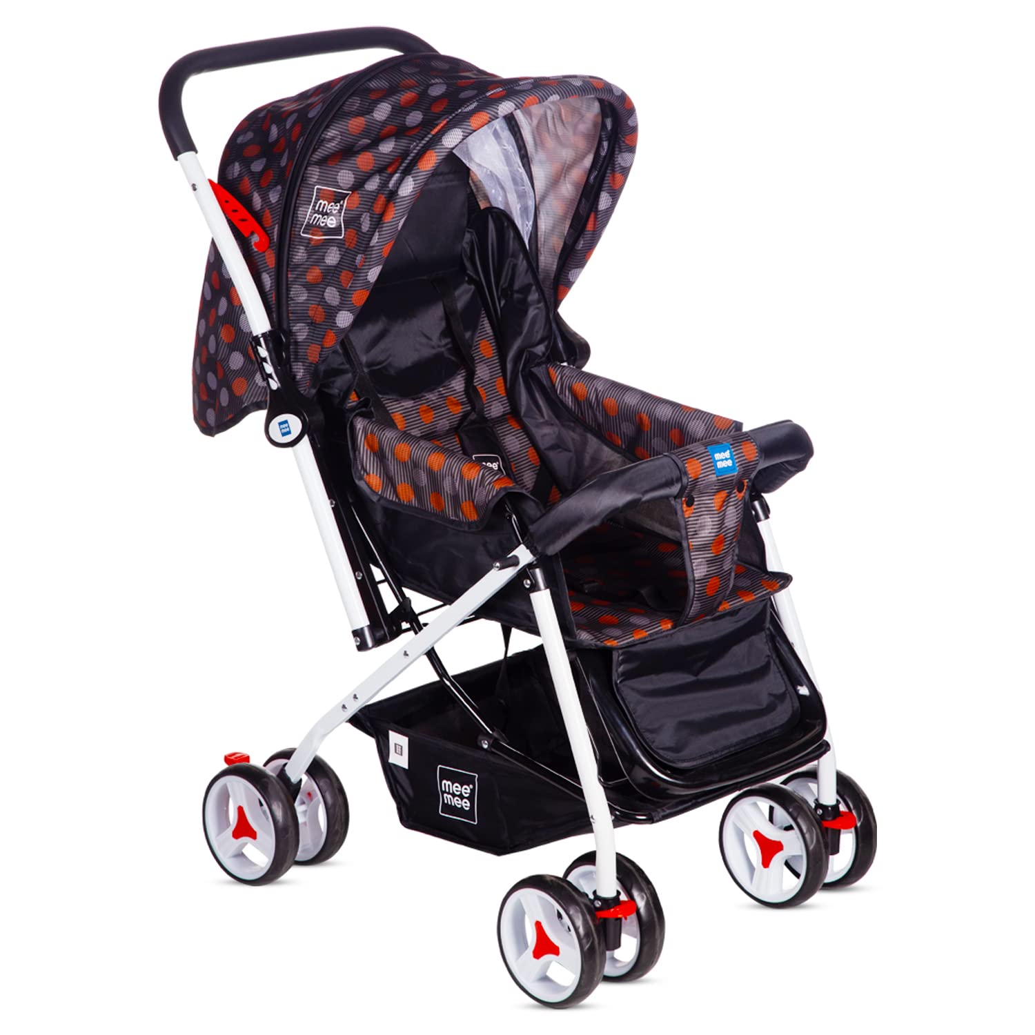 Mee Mee Baby Pram with Seating Positions, Reversible Handle