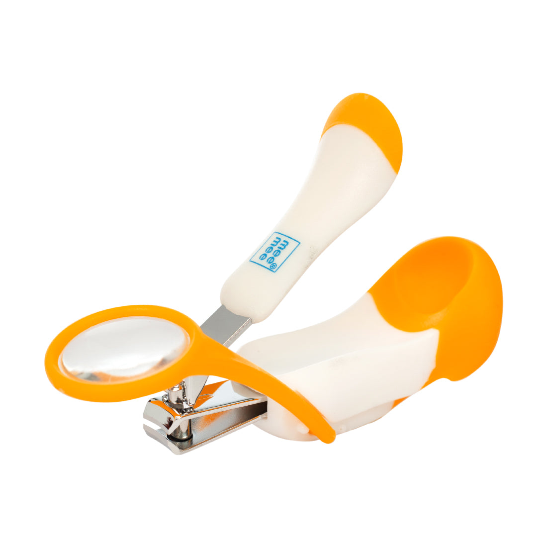 Buy Gentle Nail Clipper with Magnifier, White/Orange (Pack of