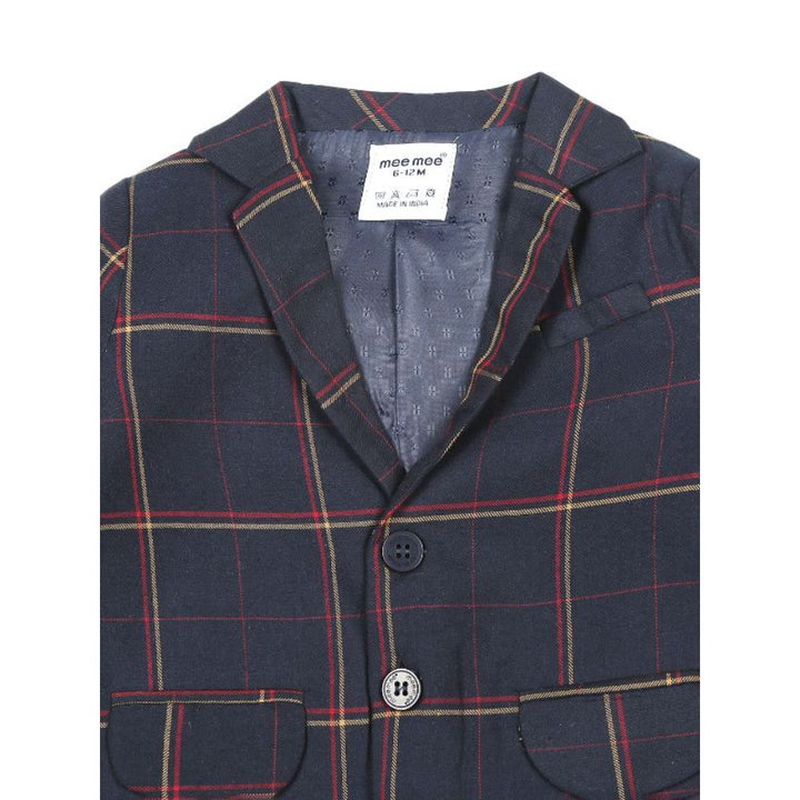Buy Printed Cotton Blazer Set For Boys Online in India Me n Moms