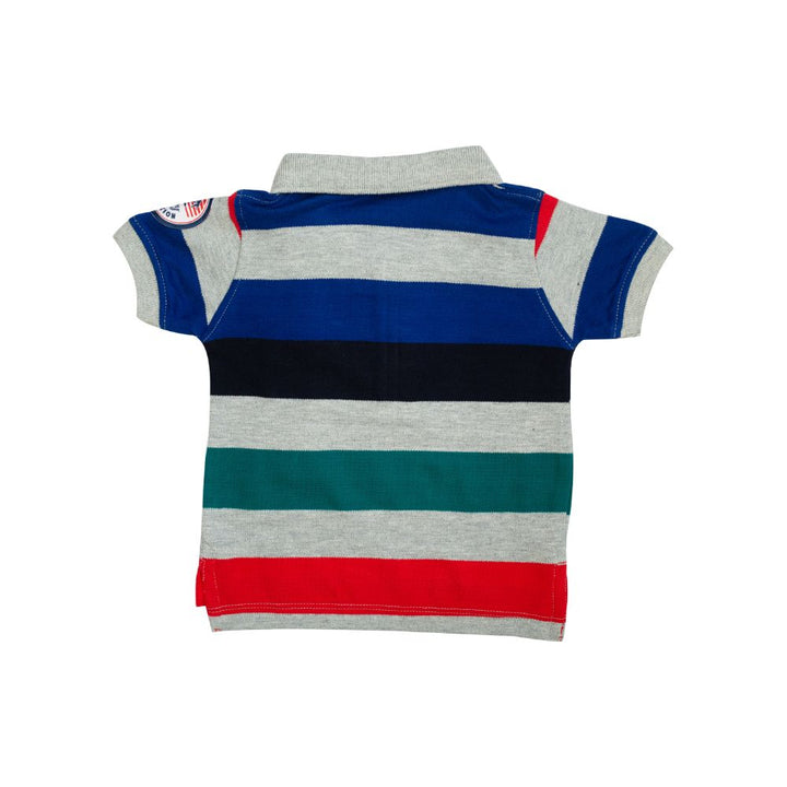 Mee Mee Kids Stripes Tee &Amp Denim Shorts Set