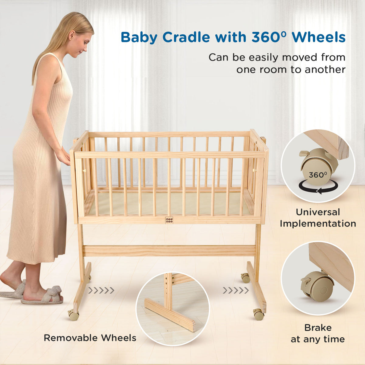 Premium Wooden Cot
