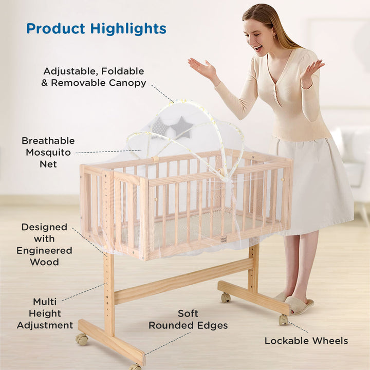 Wooden Cradle Cheap Baby Cot For Sale Mee Mee Baby Premium