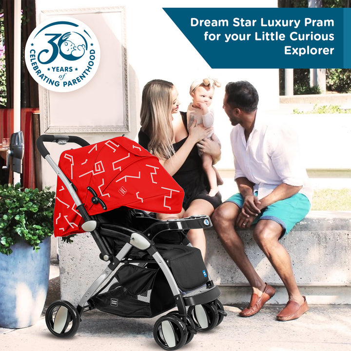 Mee Mee Dream Star Luxury Baby Stroller/Pram Point Safety