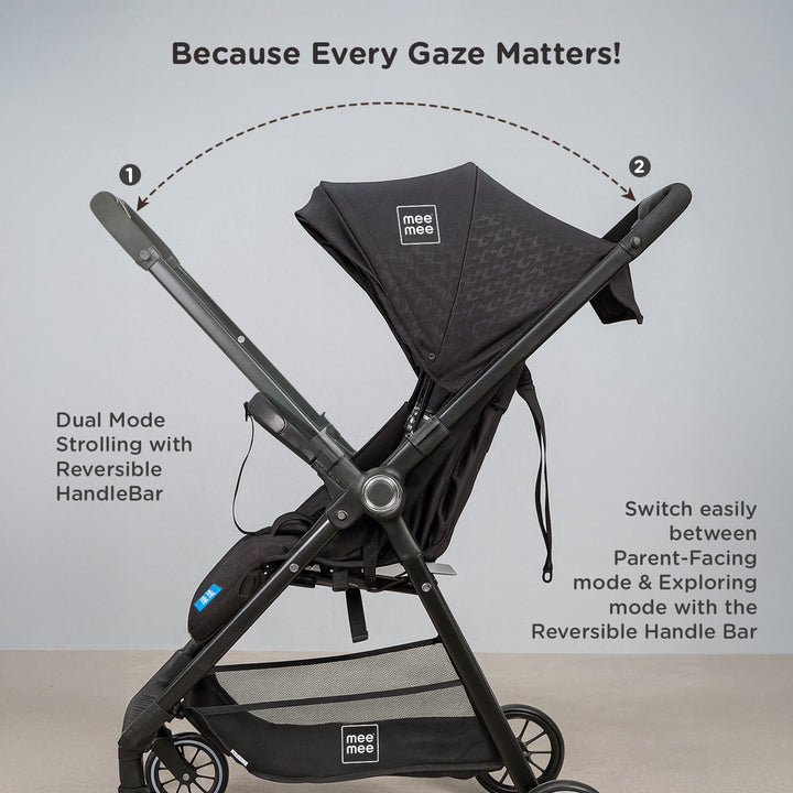 BLACK EASY GO STOLLER PRAM