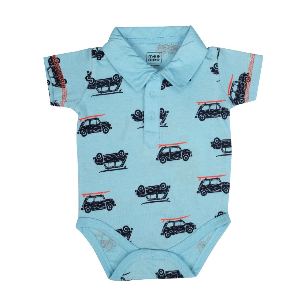 Short Sleeve Boys Bodysuit