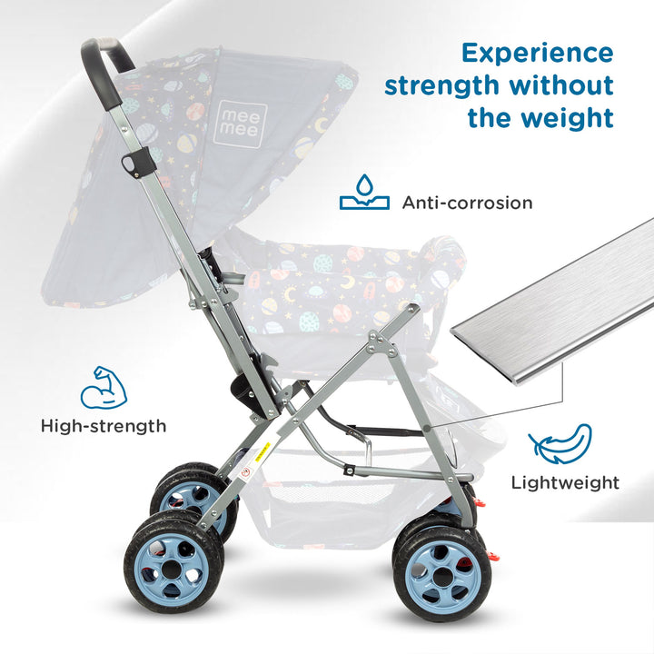 Mee Mee Little Explorer Baby Stroller/Pram for 0 to 3 Years, New Born/
