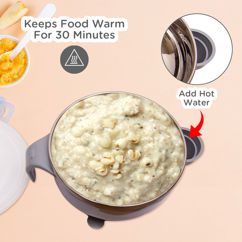 Stay Warm Baby Steel Bowl