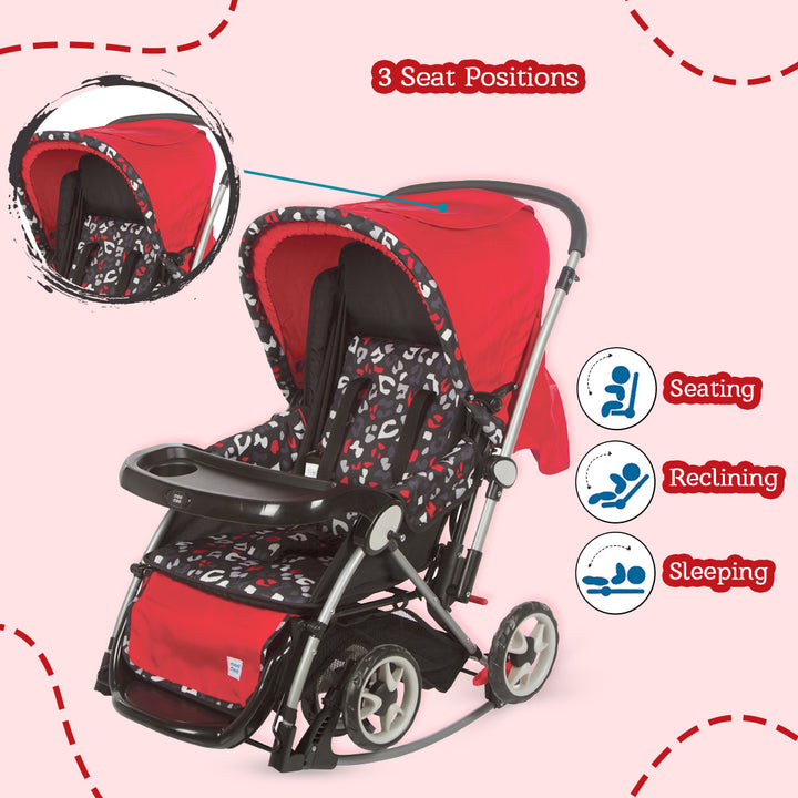 Buy Baby Pram with Rocker Function Seating Positions Feeding