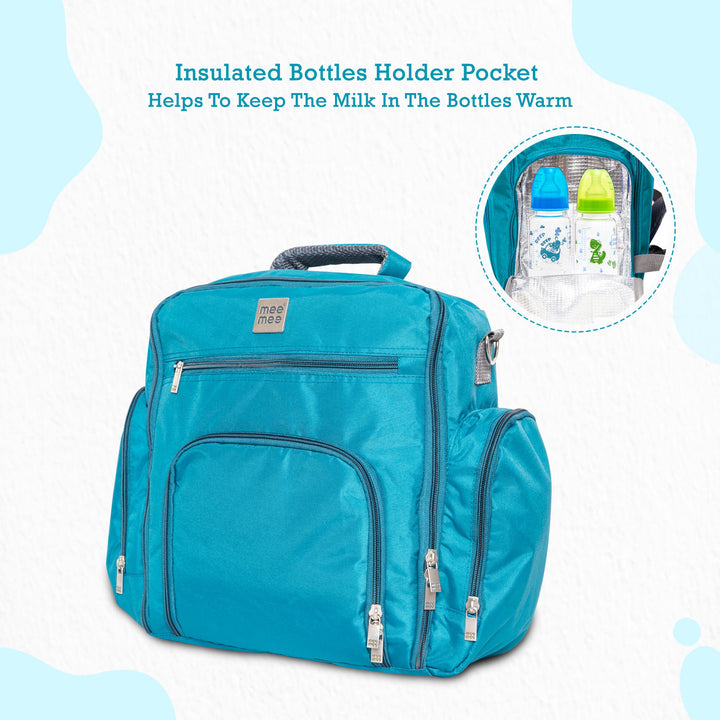 Buy Multipurpose Diaper Bag (Green) Online in India Me n Moms