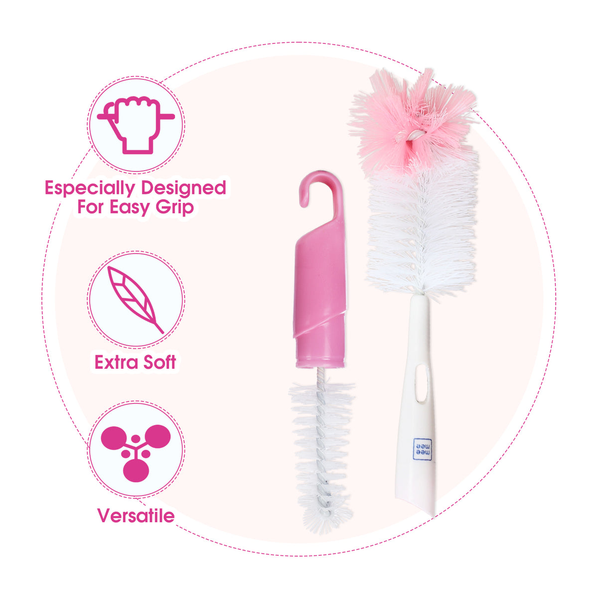 Bottle & Nipple Cleaning Brush Set