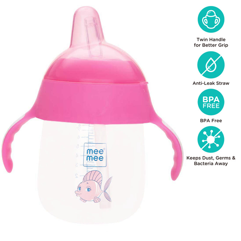 Mee Mee Twin Handle Straw Sipper Cup