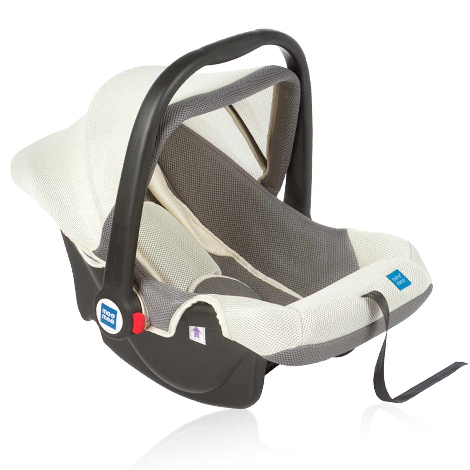 Cot Rocker 3-in-1 Light Grey Carry Cot, Rocker & Infant Car Seat