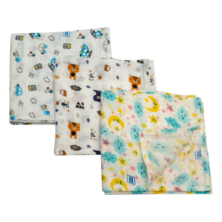 Buy 100 Muslin Cotton Baby Blanket for Newborn Boy Girl Wraps