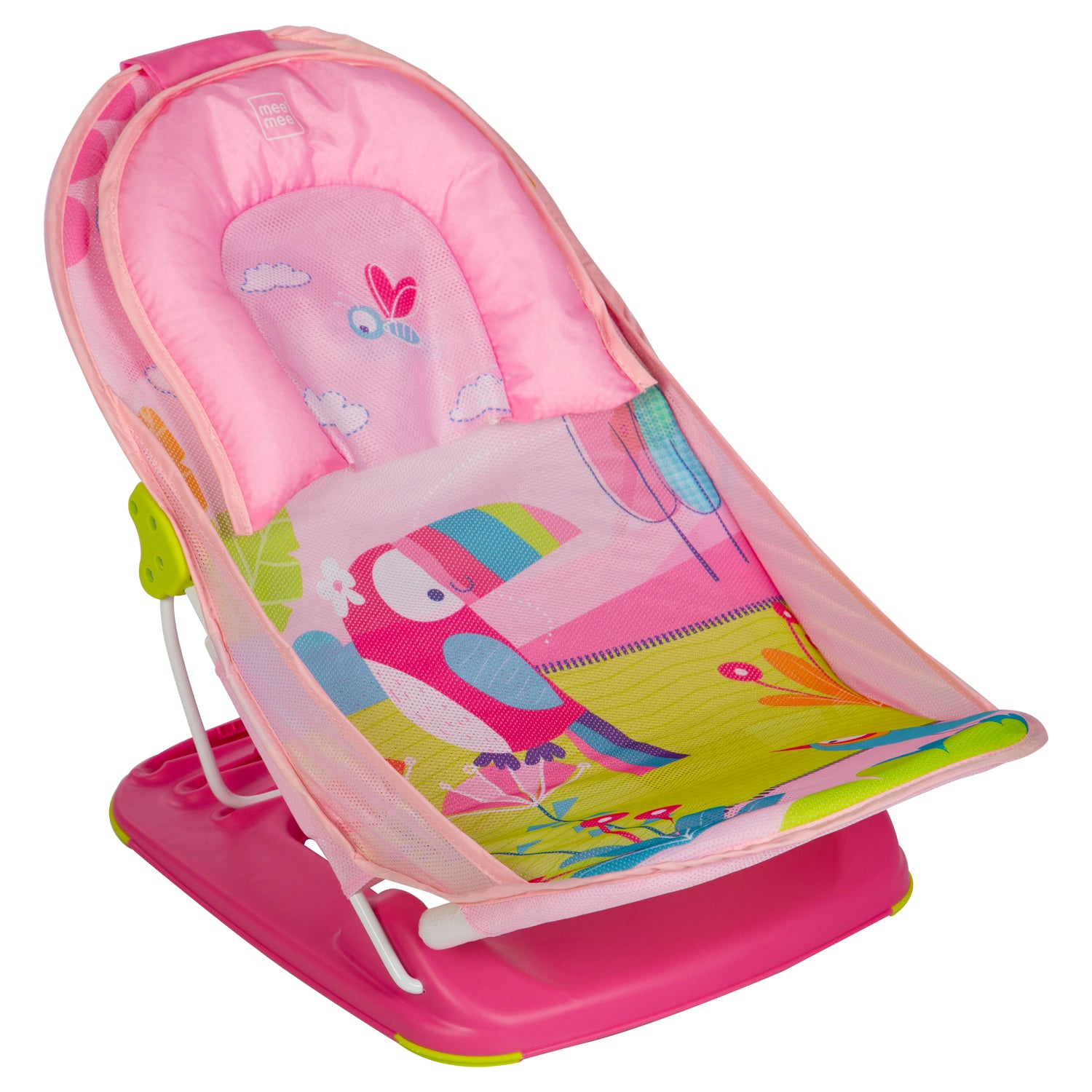 Buy New Born Spacious Baby Bather Bath Chair Pink Online in India Me n Moms