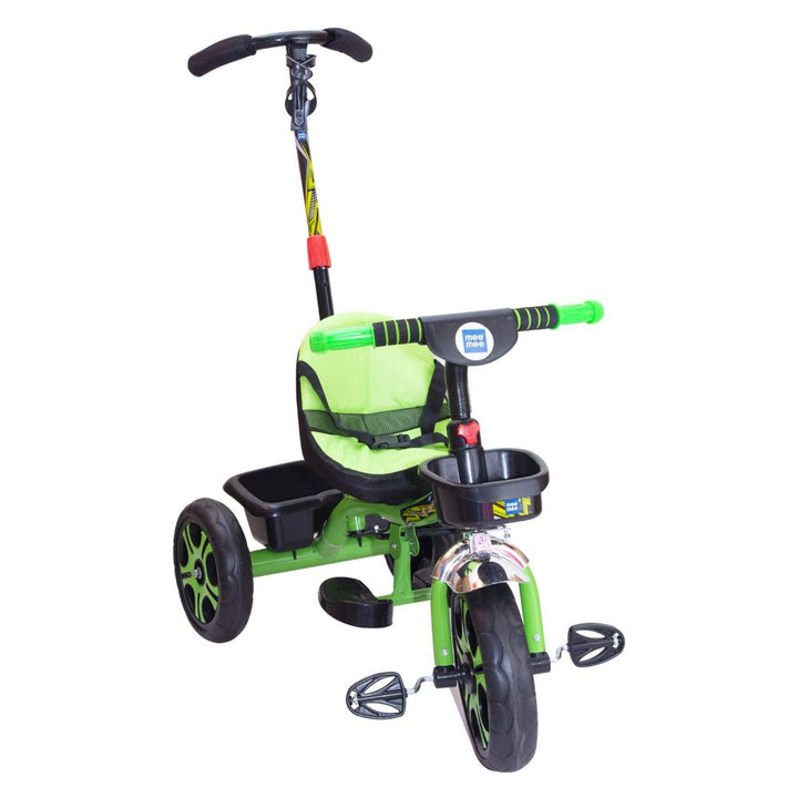 Mee Mee Premium Baby Tricycle with Adjustable Parent Handle(Green)