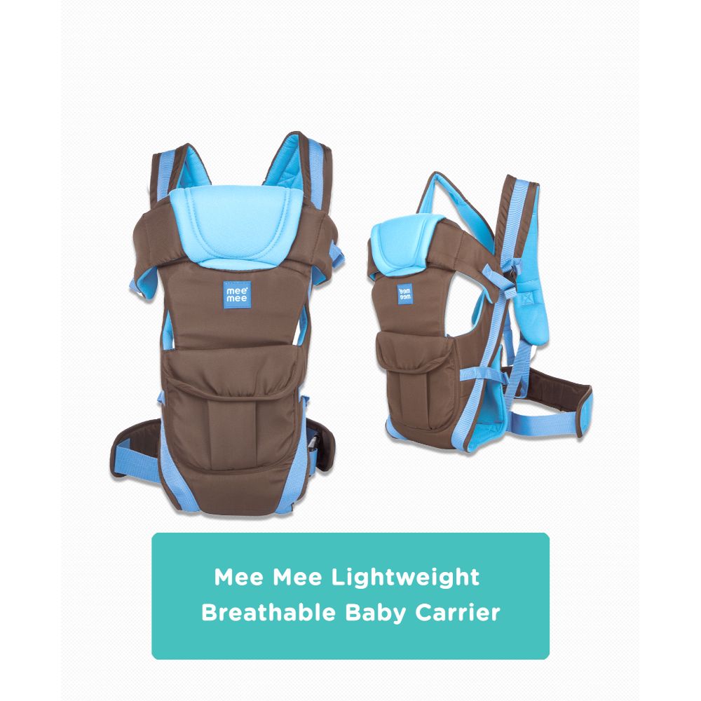 Buy Lightweight Breathable Baby Carrier Blue Online in India Me n Moms