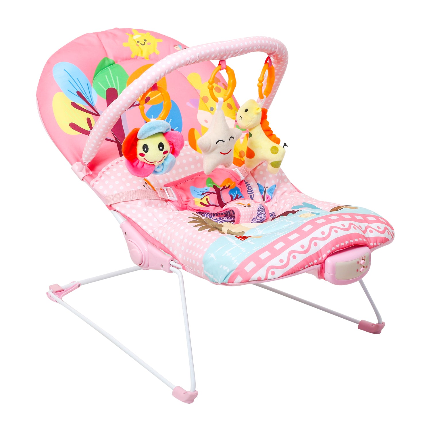 Safe-O-Kid® SweetSwing Baby Rocker Cum Bouncer - Blue main image 1