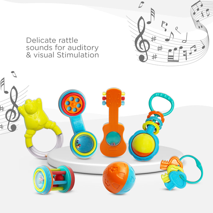 Me Too Rattle Mee Mee Baby Rattle Set for Developing Motor Skills and Sensory Explor