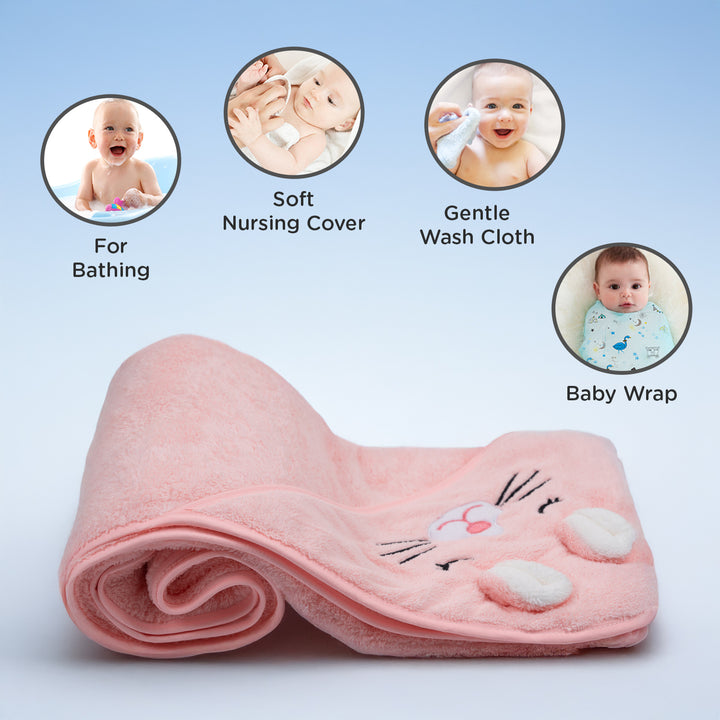 Mee Mee Baby Towel – Ultra-Soft, Absorbent Gentle on Delicate