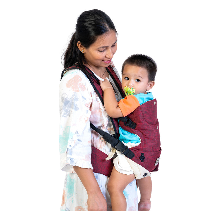 Mee Mee Baby Sling Carrier Ergonomic Design Padded Straps Hip Seat Adjustable Fit Red