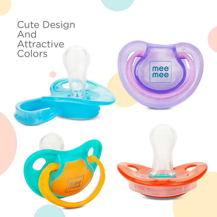 Buy Baby Pacifier Pack of 100% Food Grade BPA-Free 3+ M