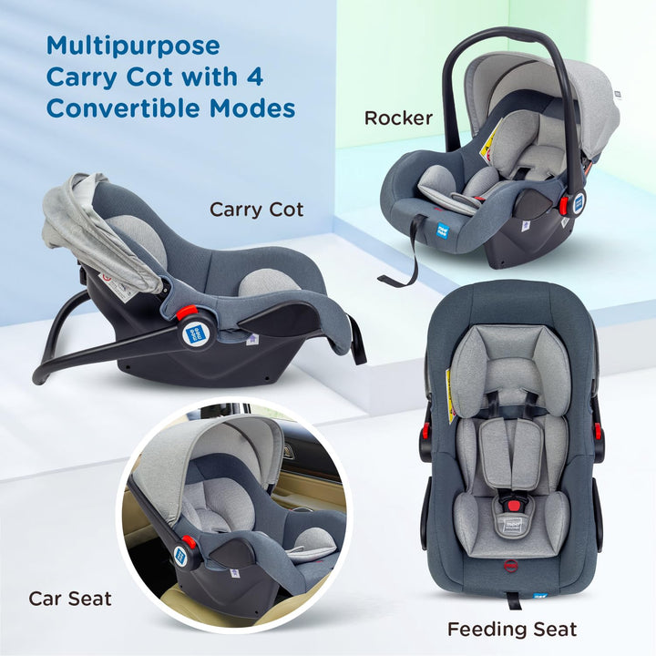 MEE MEE Premium Grey Baby Car Seat: Comfort and Safety for Your